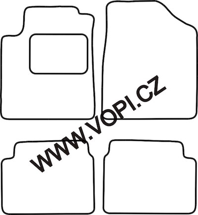 Autokoberce Hyundai i10 03/2008 - 07/2009 Colorfit Fun (1837)